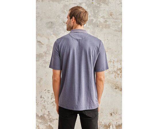 Polo Collar Short Sleeve T-Shirt with Pockets