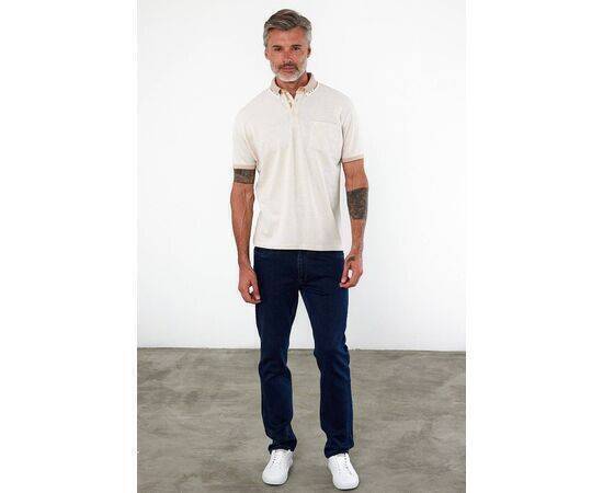 Polo Collar Short Sleeve T-Shirt with Pockets