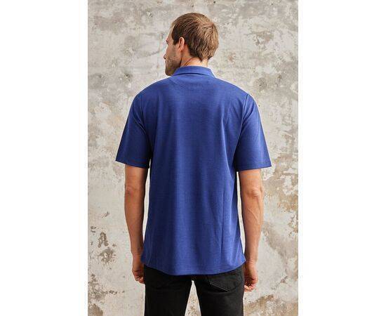 Polo Collar Short Sleeve T-Shirt with Pockets