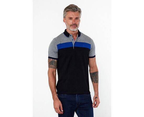 Polo Neck Short Sleeve T-Shirt with No Pockets