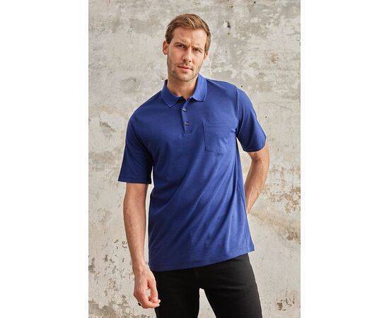 Polo Collar Short Sleeve T-Shirt with Pockets