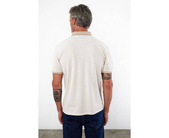 Polo Collar Short Sleeve T-Shirt with Pockets