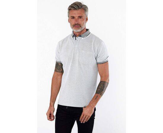 Polo Collar Short Sleeve T-Shirt with Pockets