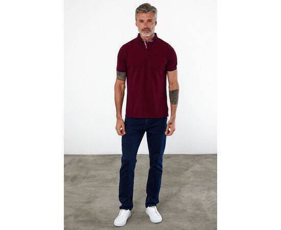 Polo Collar Short Sleeve T-Shirt with Pockets