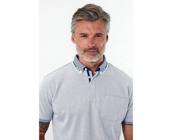 Polo Collar Short Sleeve T-Shirt with Pockets