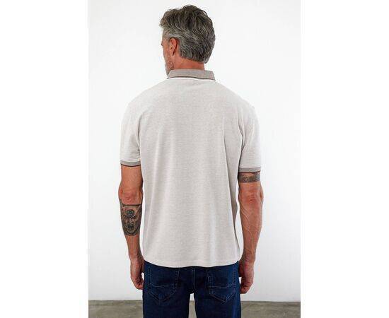 Polo Collar Short Sleeve T-Shirt with Pockets