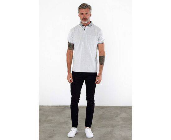 Polo Collar Short Sleeve T-Shirt with Pockets