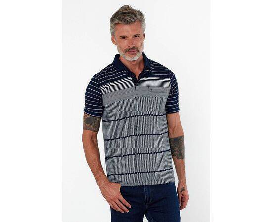 Polo Collar Short Sleeve T-Shirt with Pockets