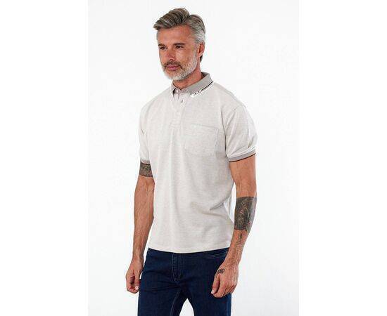 Polo Collar Short Sleeve T-Shirt with Pockets