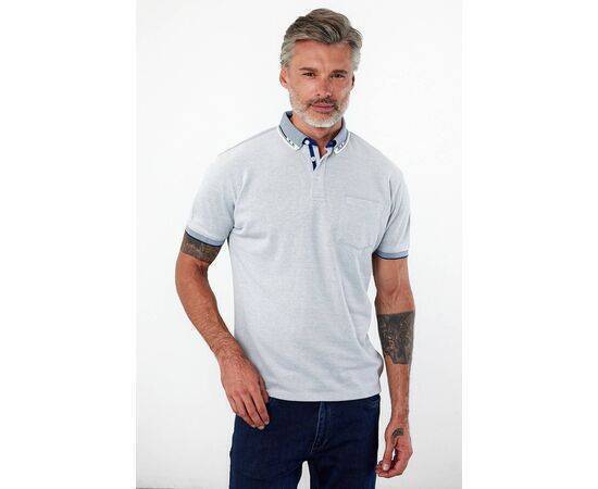 Polo Collar Short Sleeve T-Shirt with Pockets