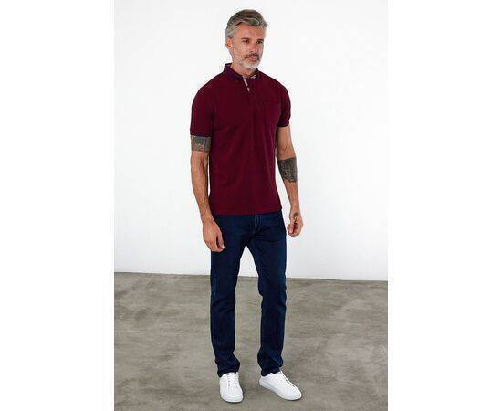 Polo Collar Short Sleeve T-Shirt with Pockets