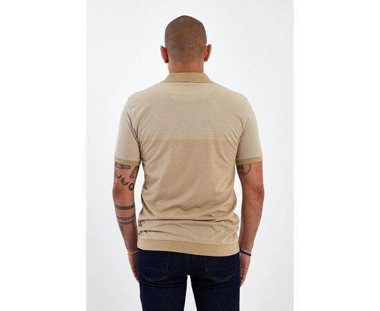 Zippered Polo Neck Short Sleeve T-shirt