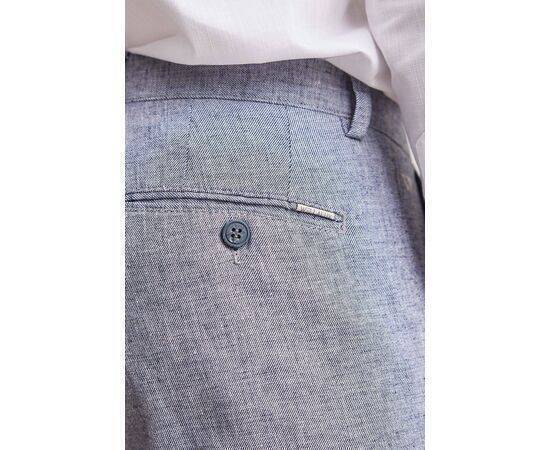 Linen Chino Trousers with Side Pockets