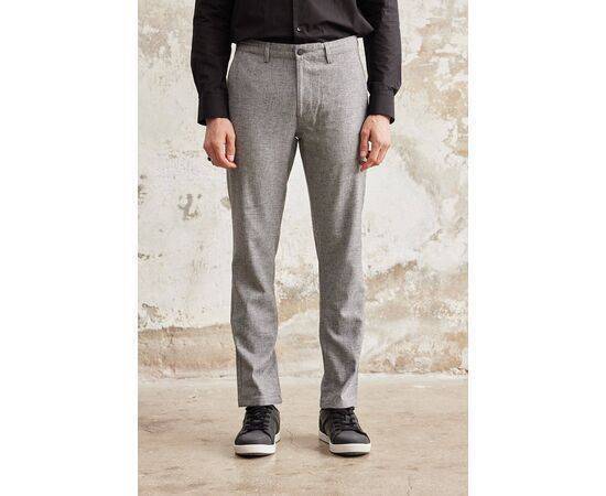 Linen Chino Trousers with Side Pockets