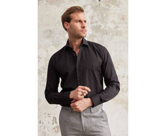 Italian Collar Long Sleeve Shirt