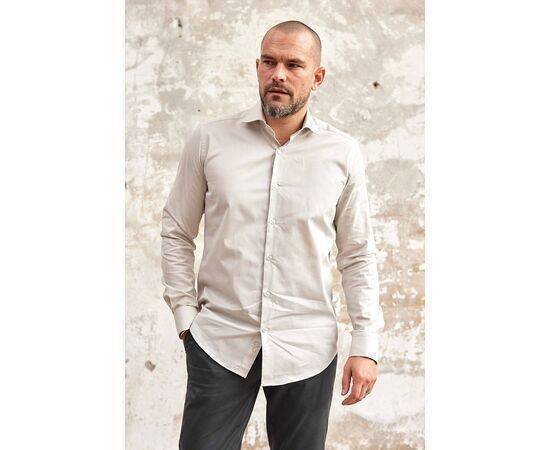 Italian Collar Long Sleeve Shirt