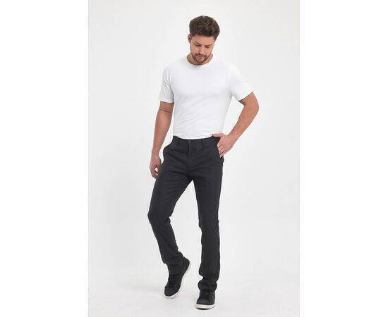 Regular Fit Chino Trousers with Side Pockets