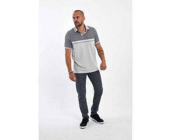 Polo Neck Short Sleeve T-shirt with Pocket