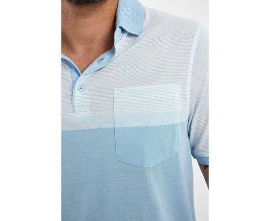 Polo Neck Short Sleeve T-shirt with Pocket