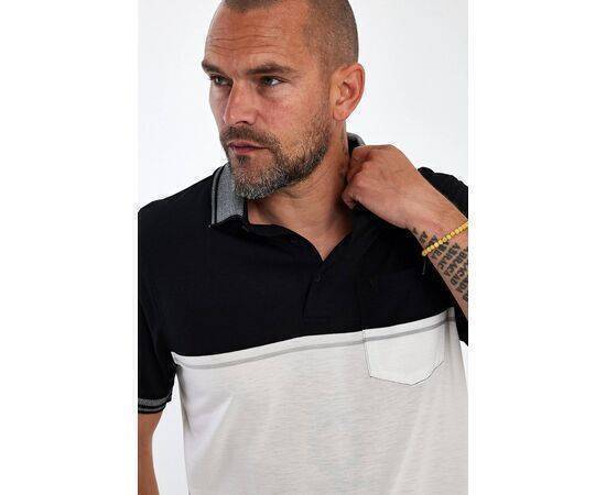 Polo Neck Short Sleeve T-shirt with Pocket