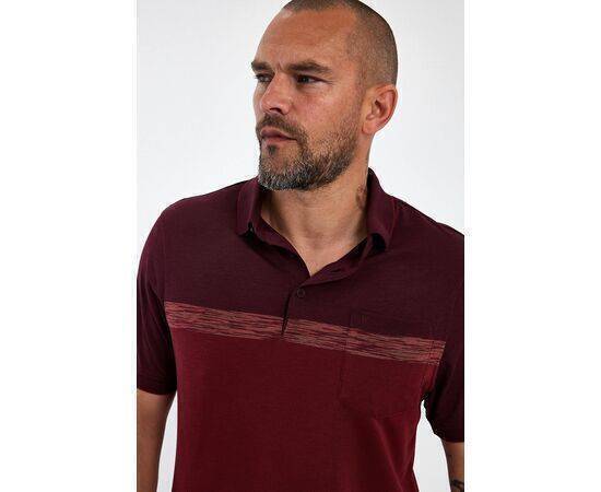 Polo Neck Short Sleeve T-shirt with Pocket