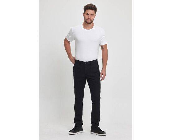 Regular Fit Chino Trousers with Side Pockets