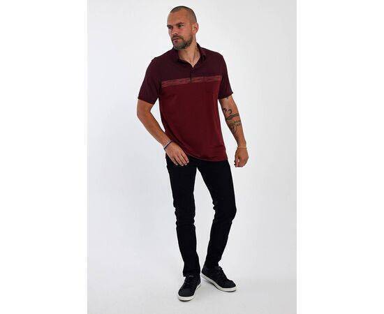 Polo Neck Short Sleeve T-shirt with Pocket