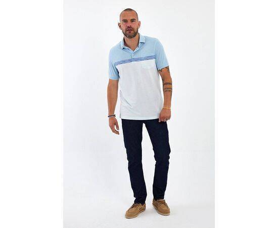 Polo Neck Short Sleeve T-shirt with Pocket