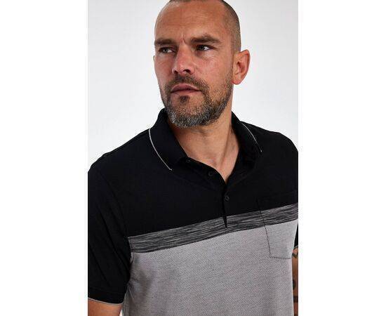 Polo Neck Short Sleeve T-shirt with Pocket