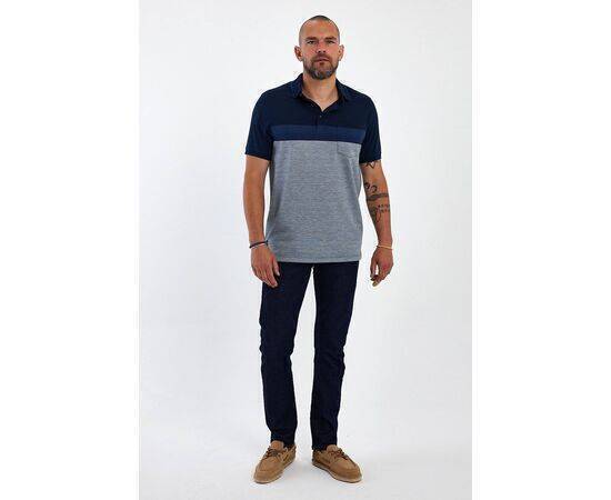 Polo Neck Short Sleeve T-shirt with Pocket