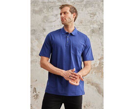 Polo Collar Short Sleeve T-Shirt with Pockets