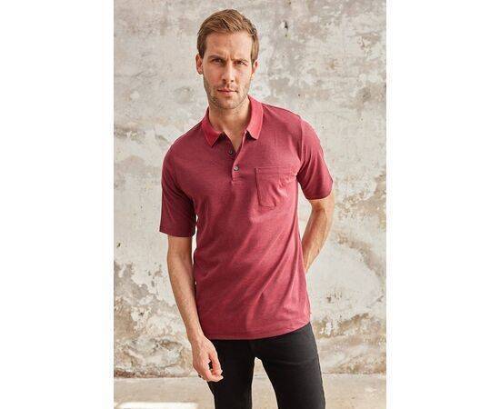 Polo Collar Short Sleeve T-Shirt with Pockets