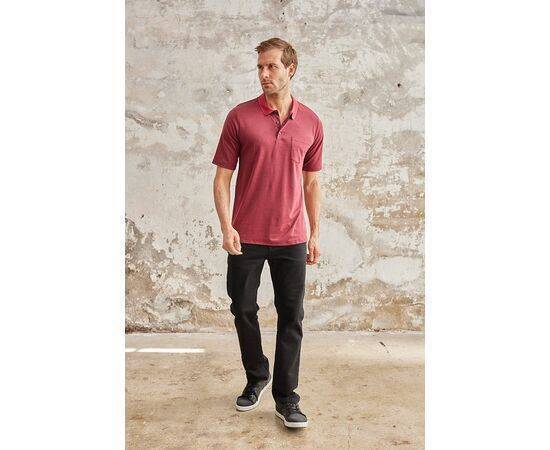 Polo Collar Short Sleeve T-Shirt with Pockets