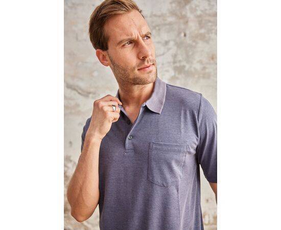 Polo Collar Short Sleeve T-Shirt with Pockets