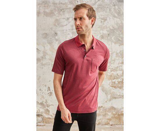 Polo Collar Short Sleeve T-Shirt with Pockets