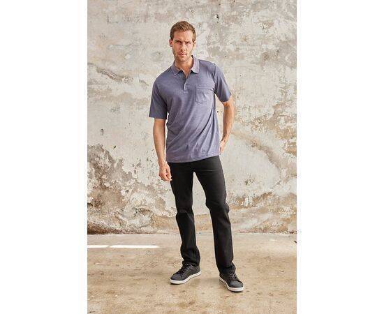 Polo Collar Short Sleeve T-Shirt with Pockets