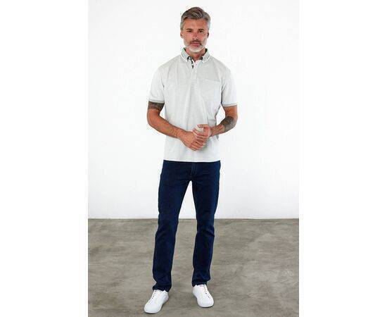 Polo Collar Short Sleeve T-Shirt with Pockets