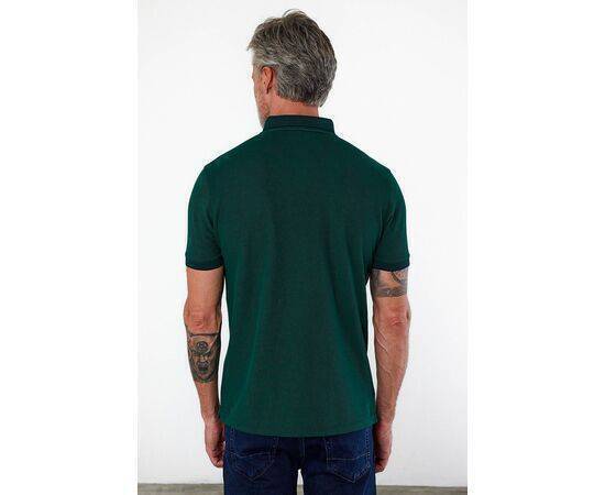 Polo Collar Short Sleeve T-Shirt with Pockets