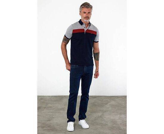 Polo Neck Short Sleeve T-Shirt with No Pockets