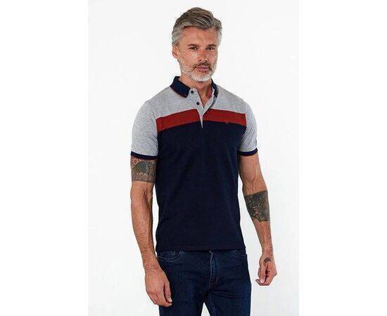 Polo Neck Short Sleeve T-Shirt with No Pockets