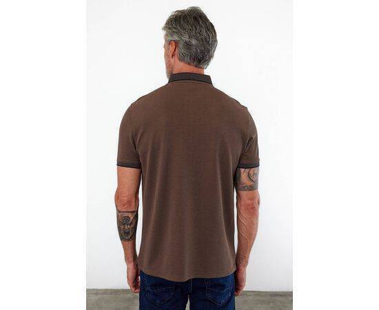 Polo Collar Short Sleeve T-Shirt with Pockets