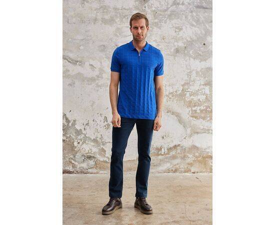 Zippered Polo Neck Short Sleeve T-Shirt