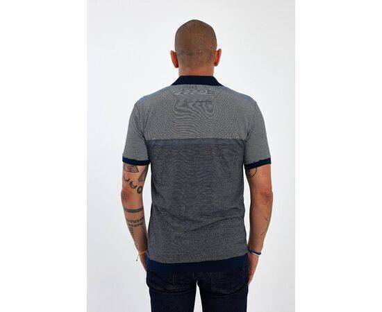 Zippered Polo Neck Short Sleeve T-shirt