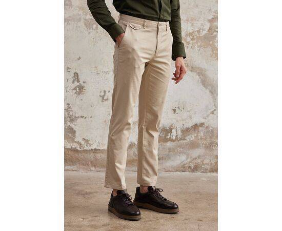 Gabardine Trousers with Side Pockets