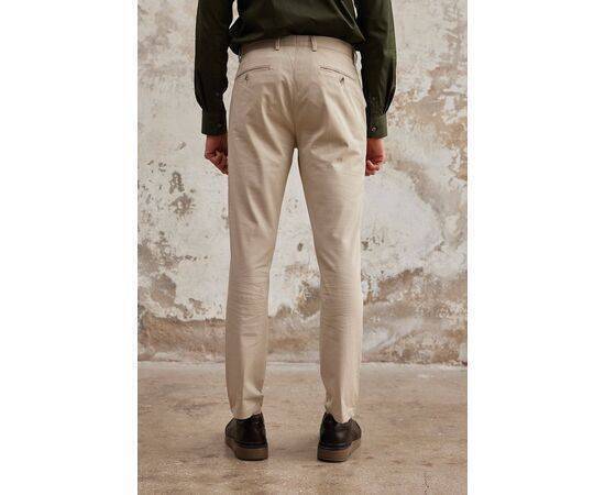 Gabardine Trousers with Side Pockets