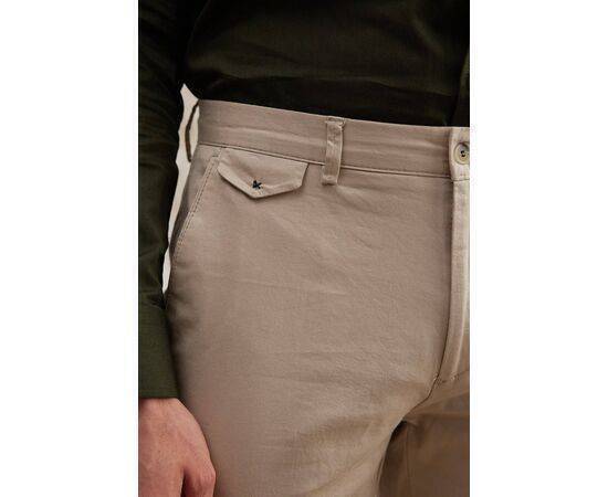 Gabardine Trousers with Side Pockets