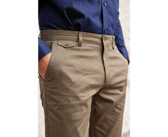 Gabardine Trousers with Side Pockets