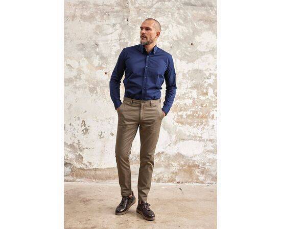 Gabardine Trousers with Side Pockets