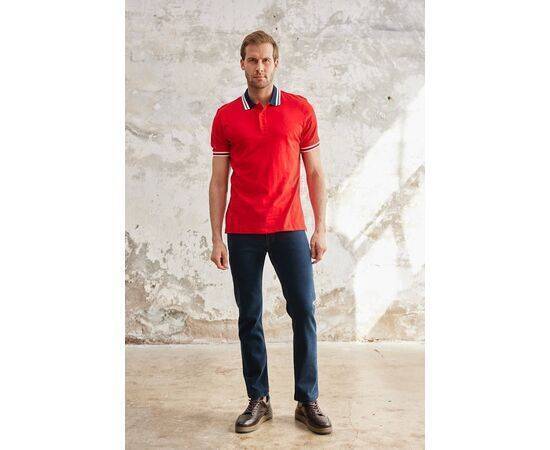 Striped Polo Neck Short Sleeve T-Shirt