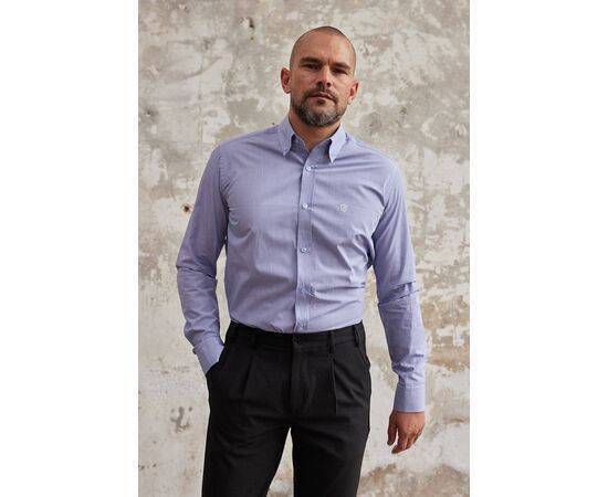 Classic Fit Long Sleeve Buttoned Collar Shirt